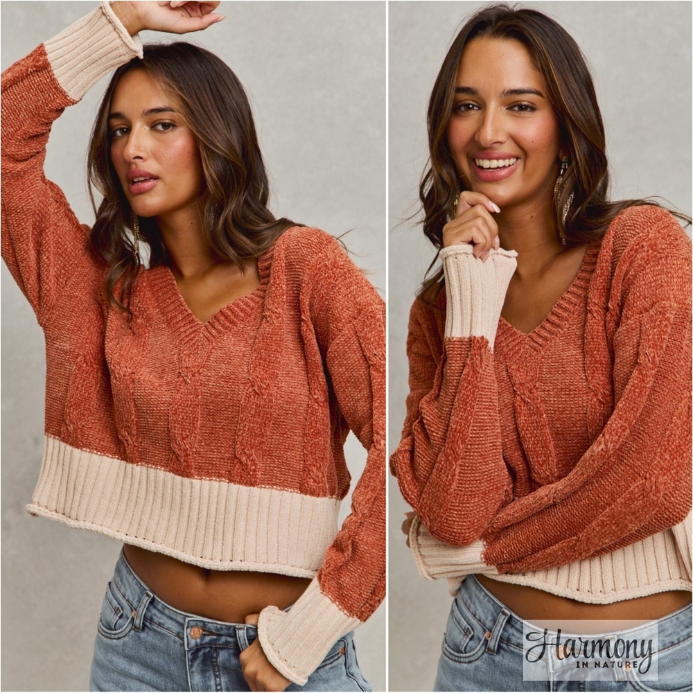 Maple Lane Chenille Sweater